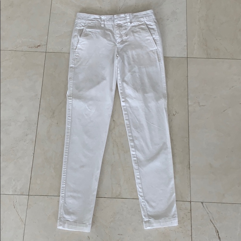 Women’s White Vince Boyfriend Trousers